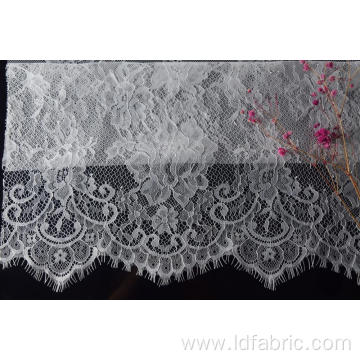 100% Nylon Panel Lace Fabric Design-A
